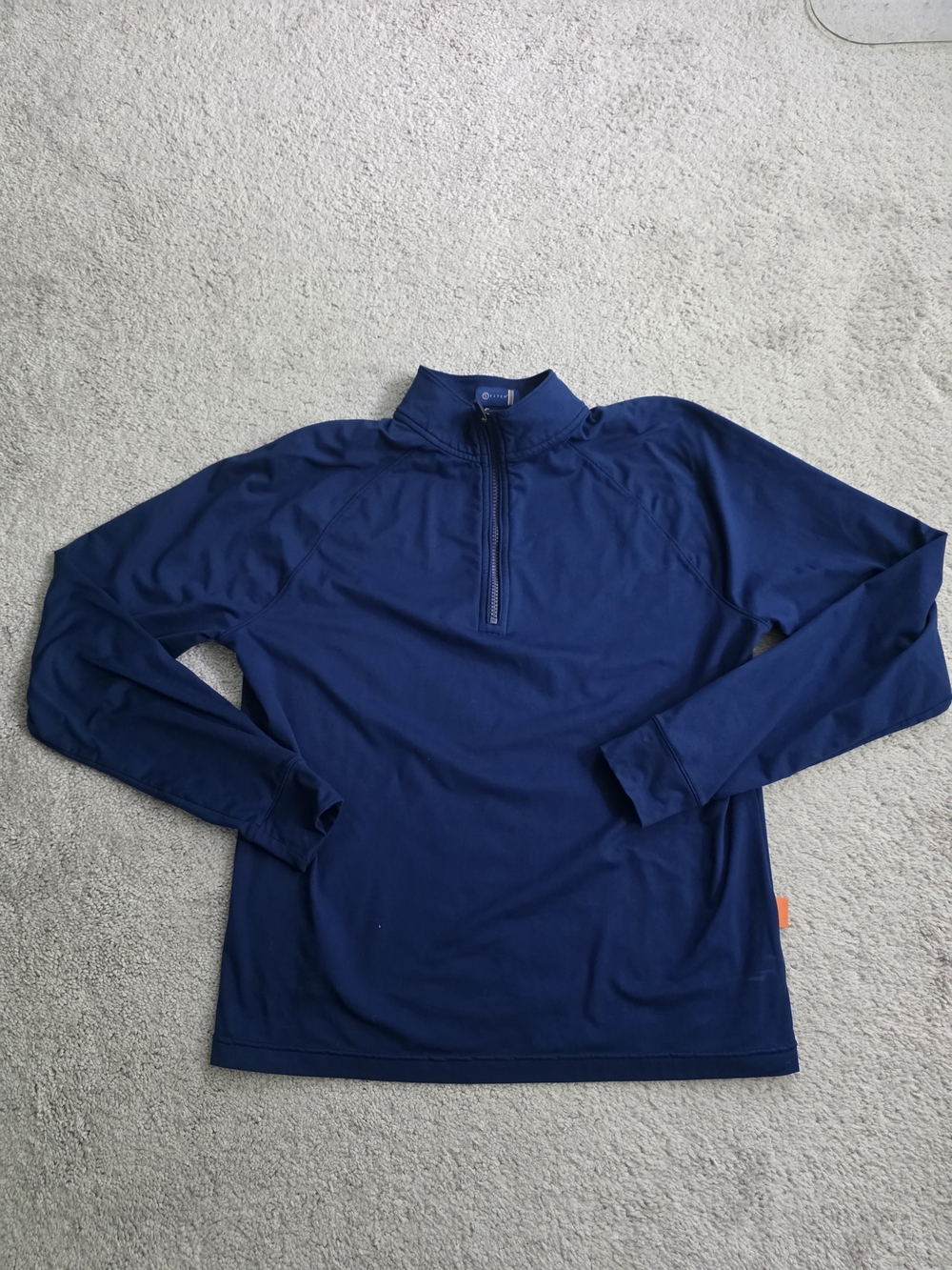 Stitch Golf Navy Quarter-Zip Performance Pullover
